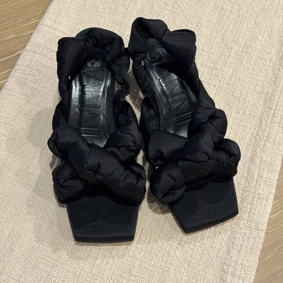 Ganni Shoes - Ganni Black Kitten Heels Square Toe shoes, US 7.5